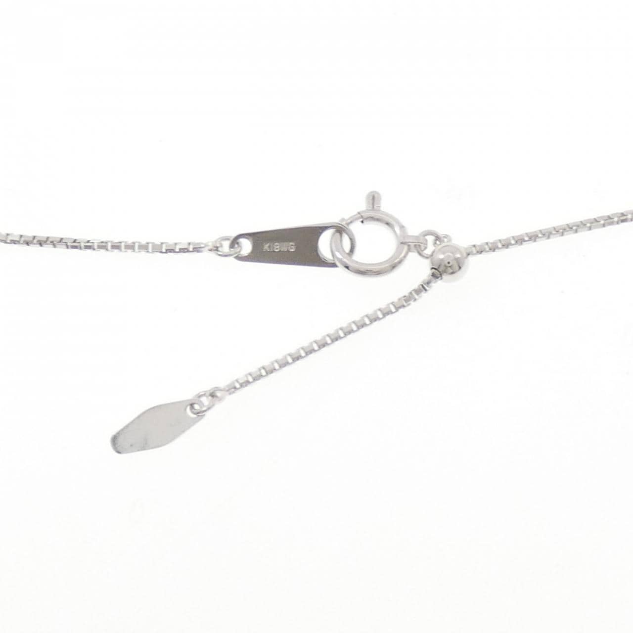 K18WG オニキス ネックレス