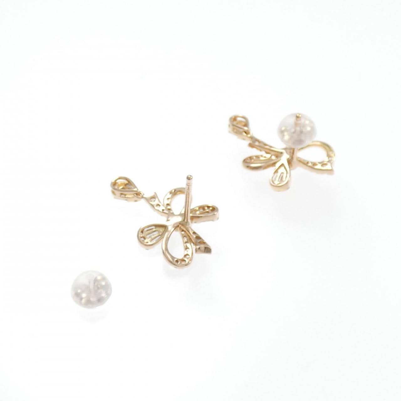 K18PG ダイヤモンド ピアス 0.60CT