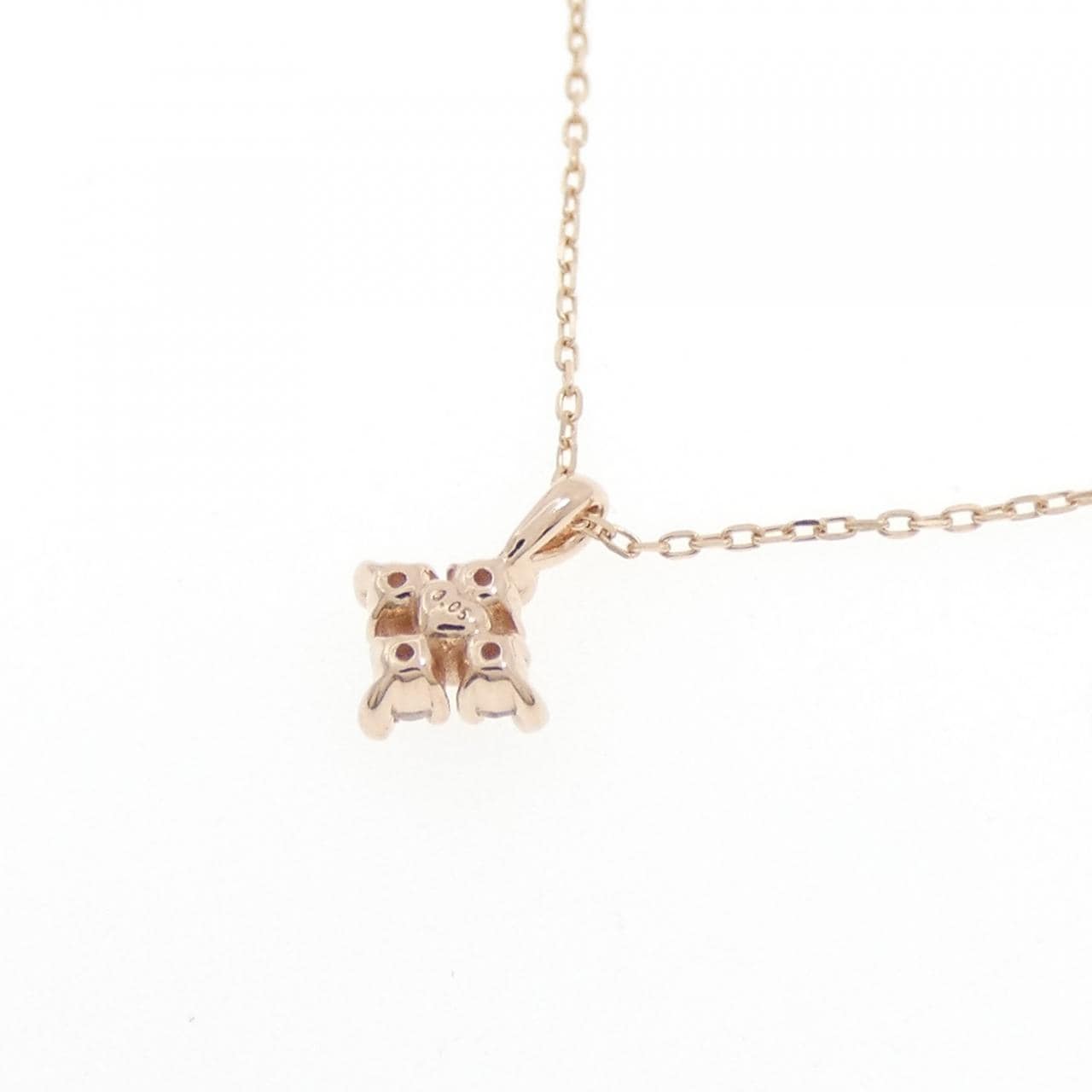 K10PG ダイヤモンド ネックレス 0.05CT