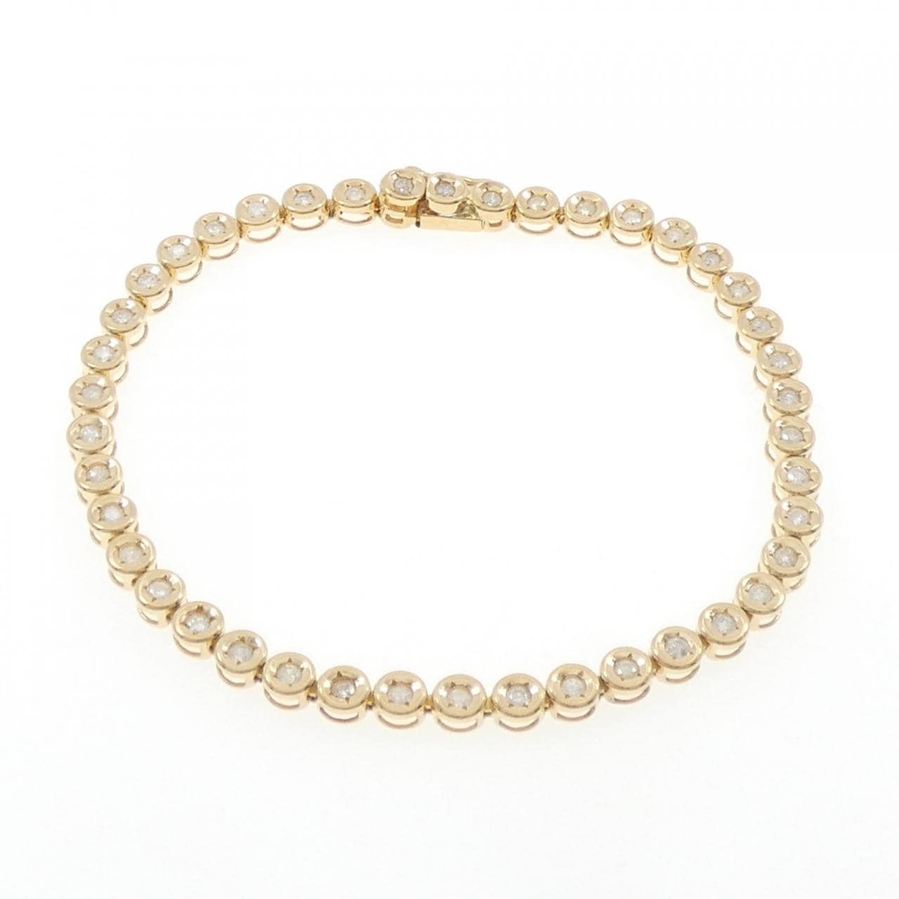 K18YG ダイヤモンド ブレスレット 1.00CT