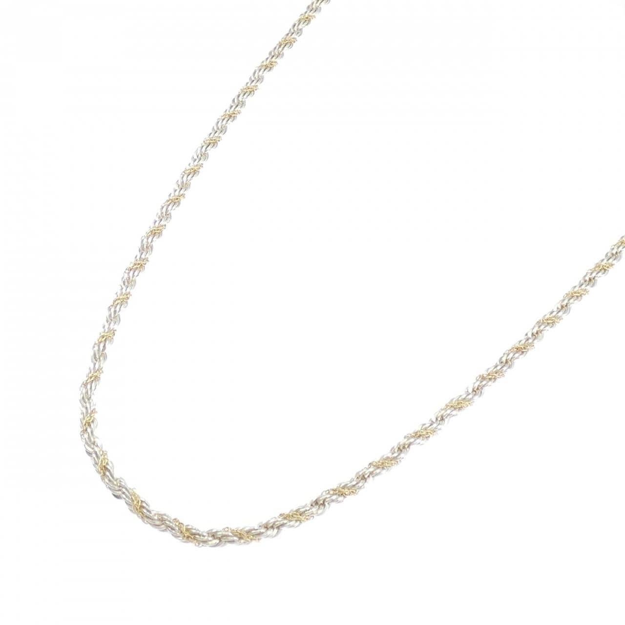 【ヴィンテージ】ティファニー 925/750YG ネックレス