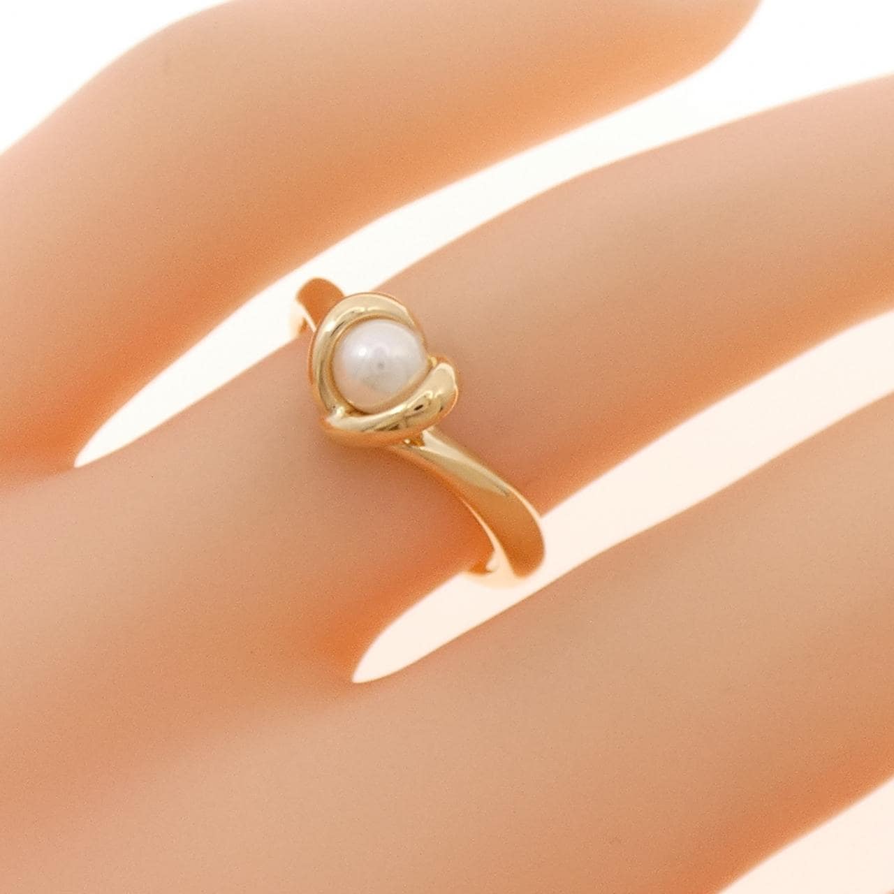 4゜C アコヤパール リング 4mm