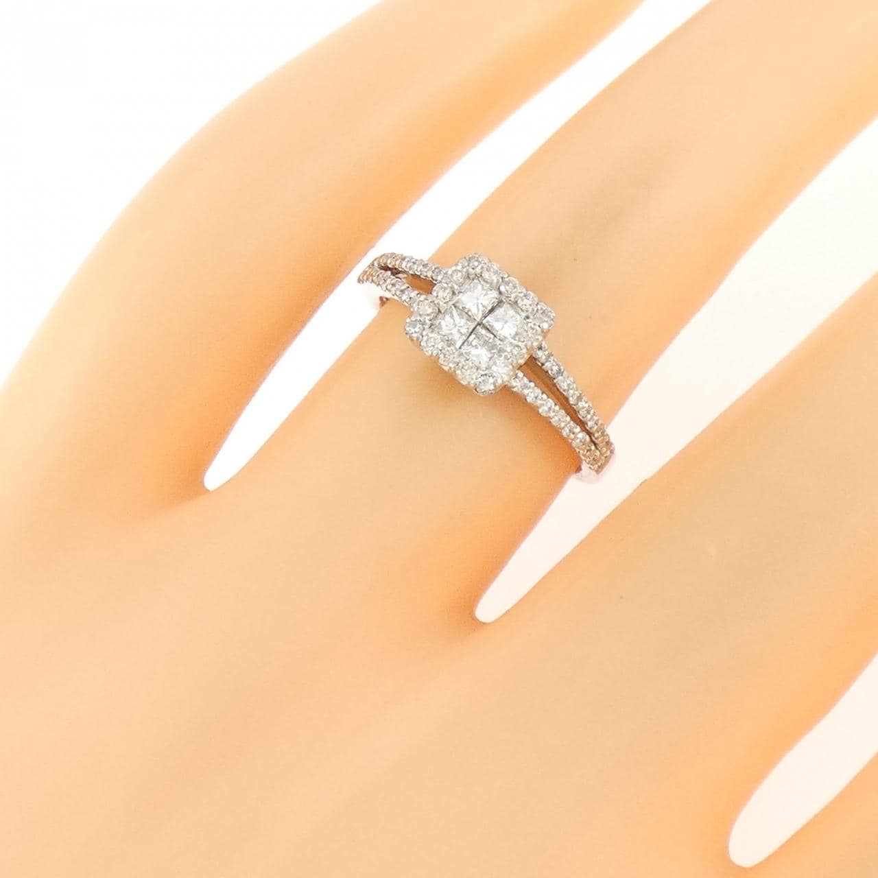 PT900 ダイヤモンド リング 0.45CT