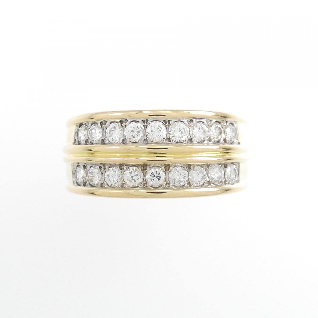 K18YG/K18WG Diamond ring 0.44CT