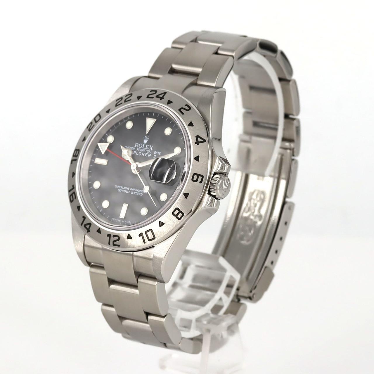 ロレックス エクスプローラーⅡ 16570 SS 自動巻 F番