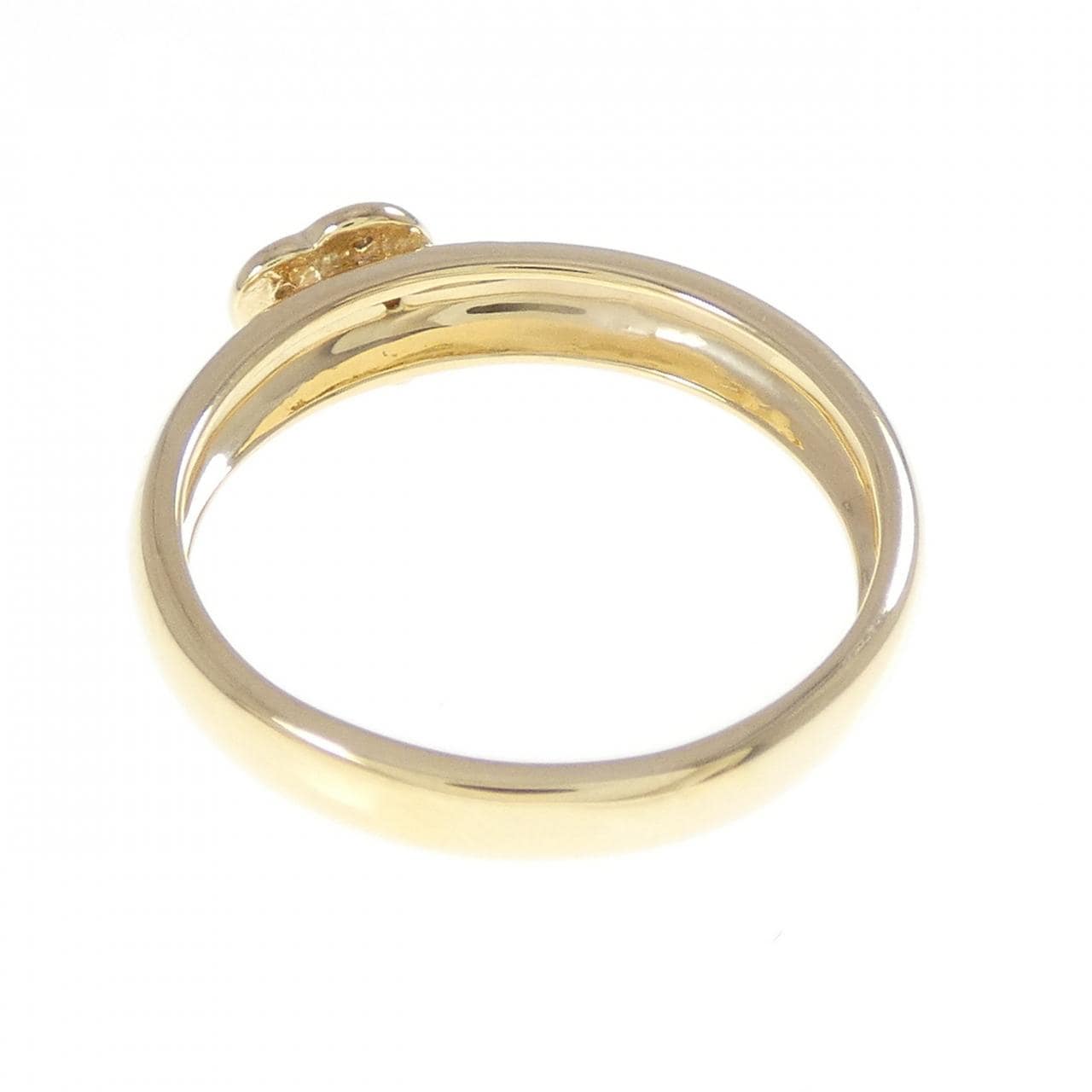 K18YG ハート ダイヤモンド リング 0.05CT