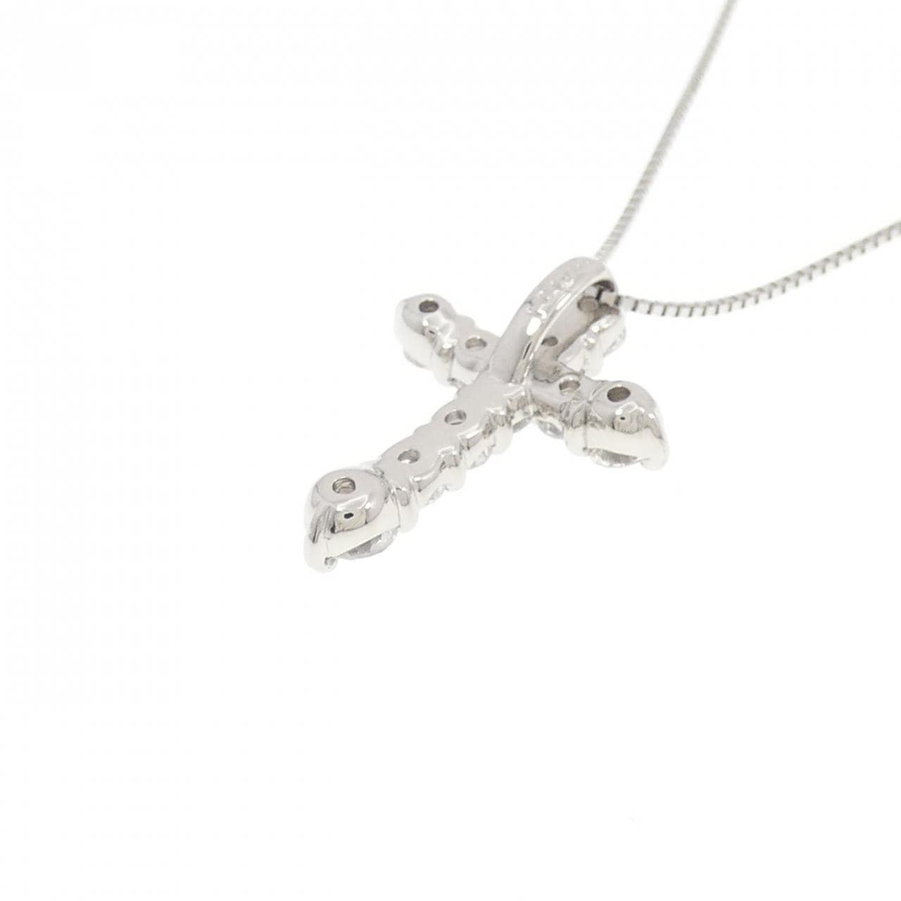 PT900/PT850 クロス ダイヤモンド ネックレス 1.01CT