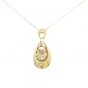 K18PG/K18YG ダイヤモンド ネックレス 0.10CT