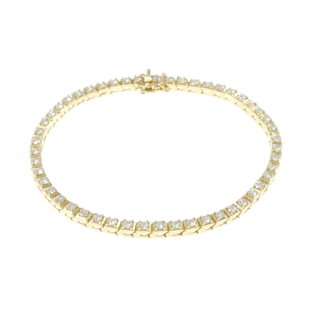 750YG ダイヤモンド ブレスレット 2.00CT