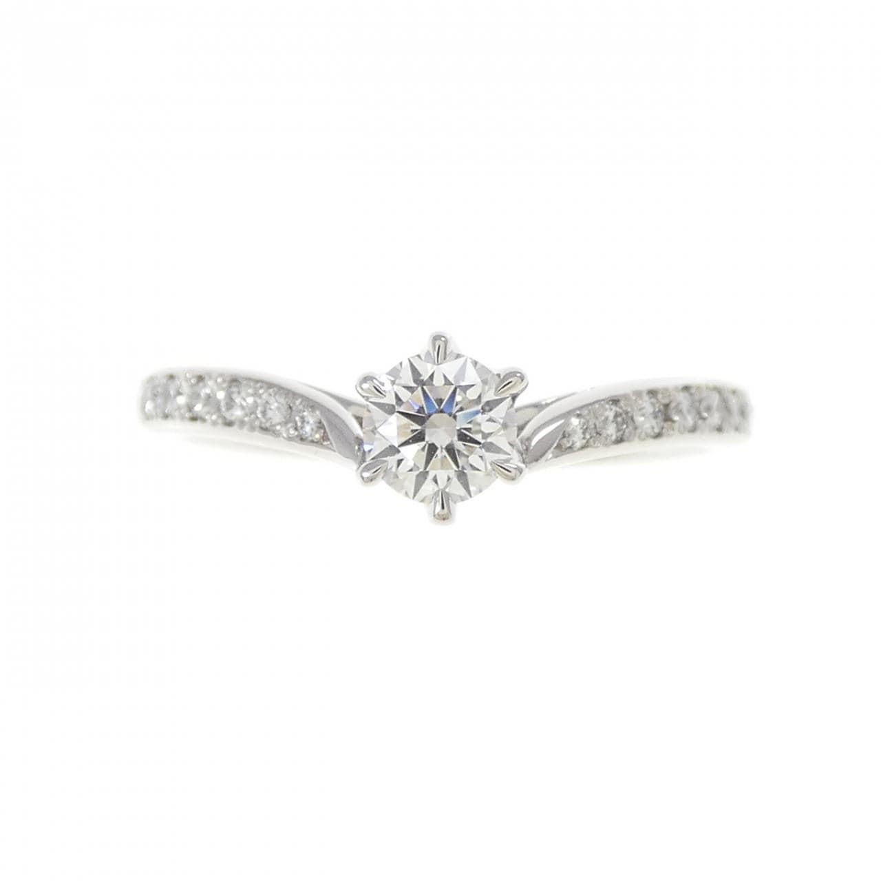 PT950 ダイヤモンド リング 0.253CT G VVS1 3EXT H＆C