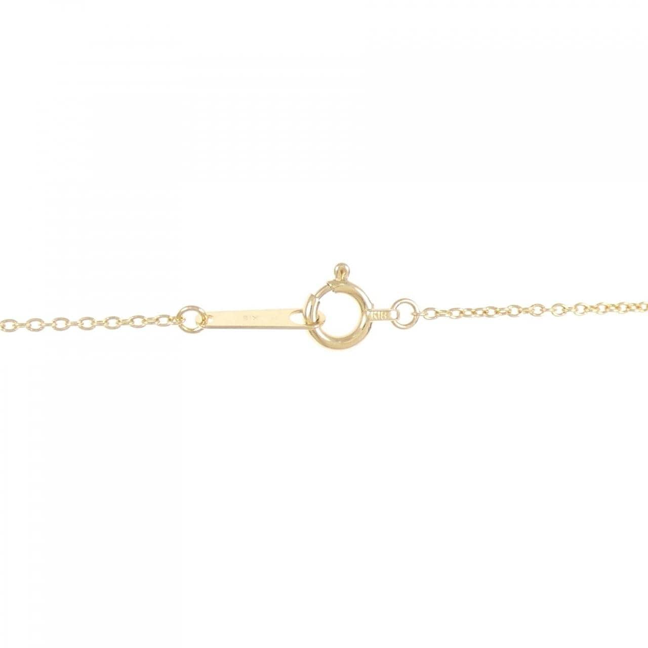 K18YG ダイヤモンド ネックレス 0.14CT