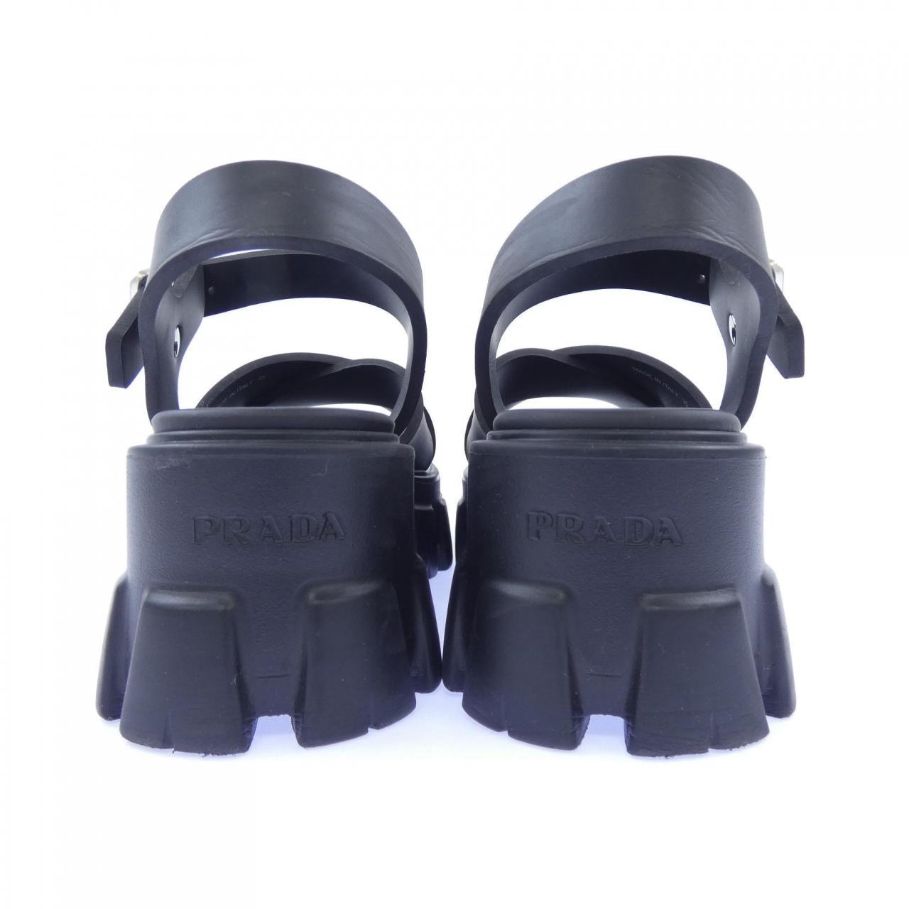プラダ PRADA モノリス トライアングルロゴ 1X382N サンダル