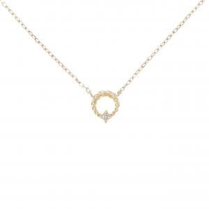 K18YG ダイヤモンド ネックレス 0.03CT