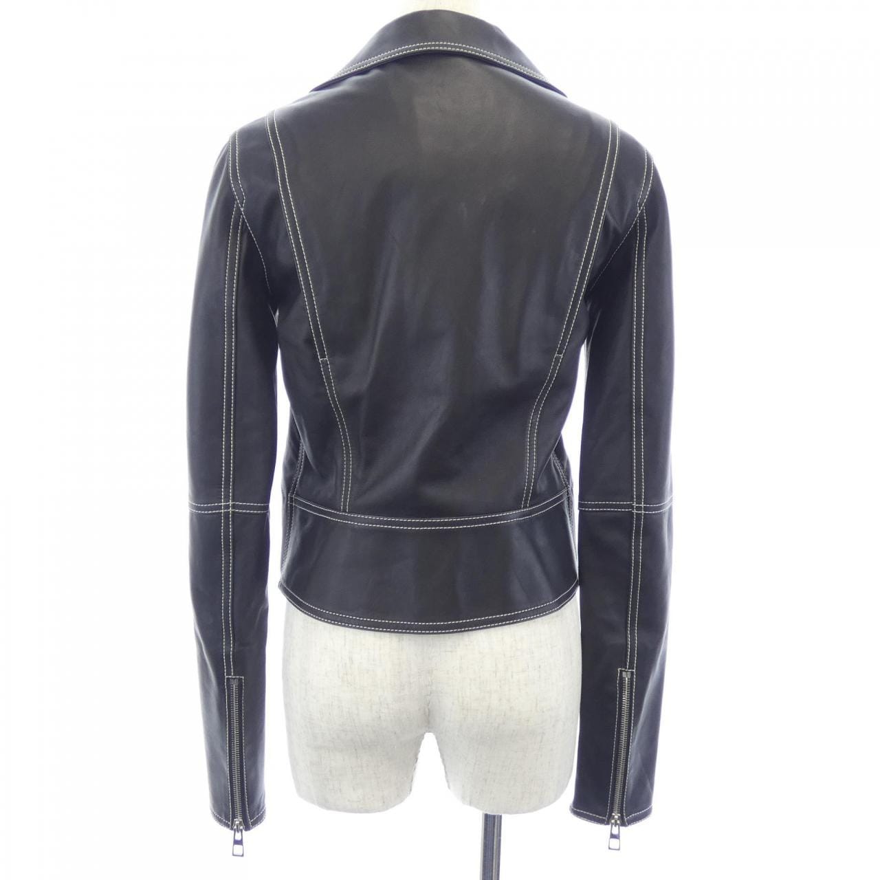 ロエベ LOEWE D1158000PL レザーライダースジャケット