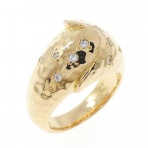 K18YG ダイヤモンド リング 0.14CT
