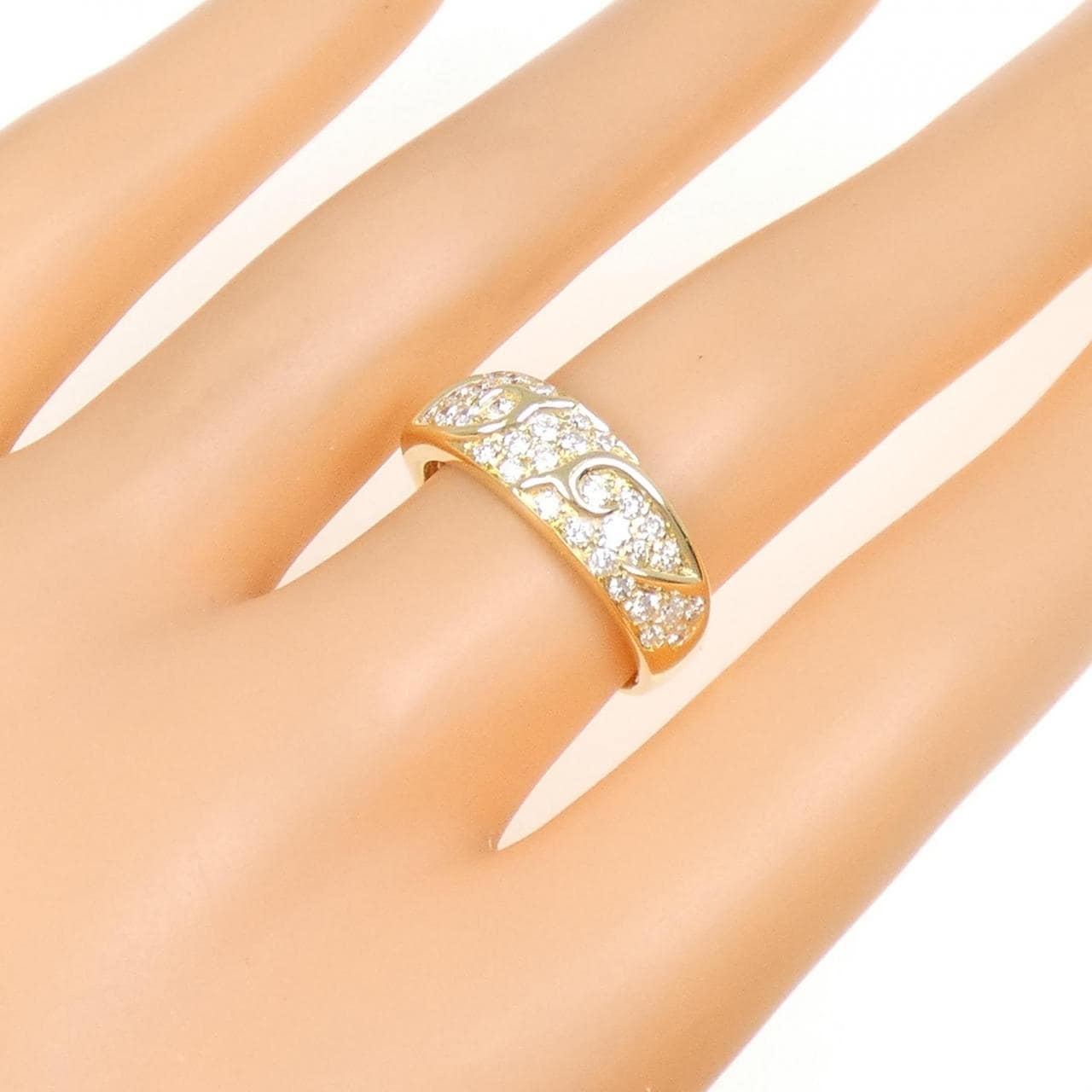 K18YG ダイヤモンド リング 0.60CT