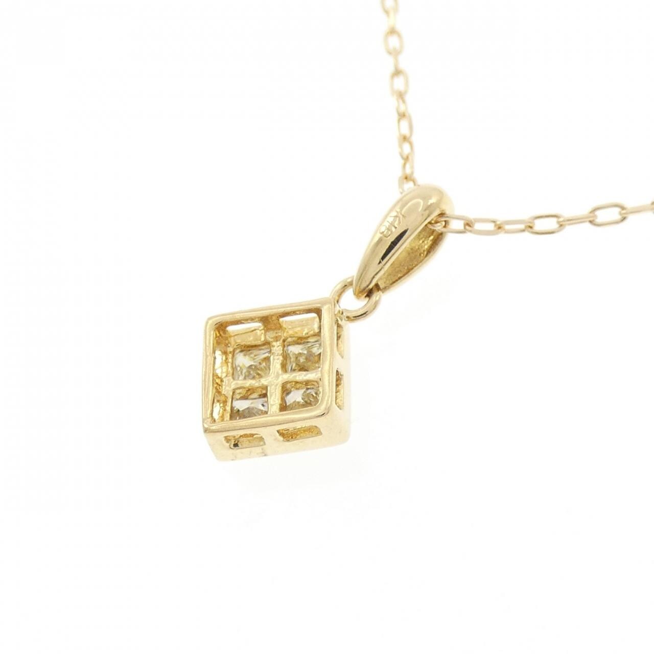 K18YG ダイヤモンド ネックレス 0.30CT