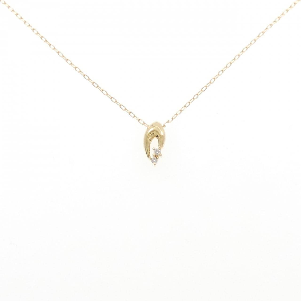 K18YG ダイヤモンド ネックレス 0.02CT