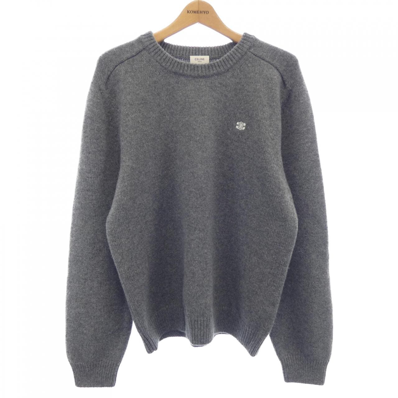 セリーヌ CELINE トリオンフ TRIOMPHE　クルーネックセーター 2AC85048T ニット