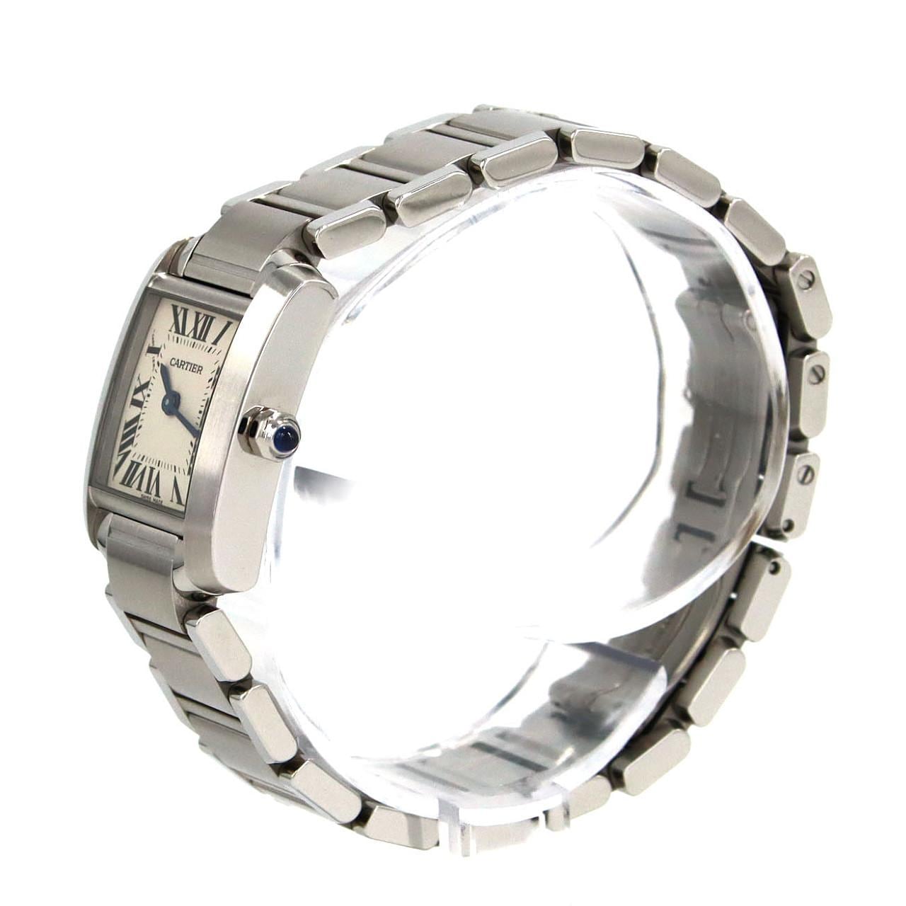 カルティエ タンクフランセーズSM W51008Q3 SS クォーツ