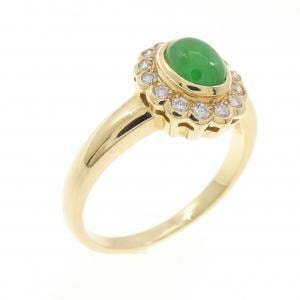 750YG ヒスイ リング
