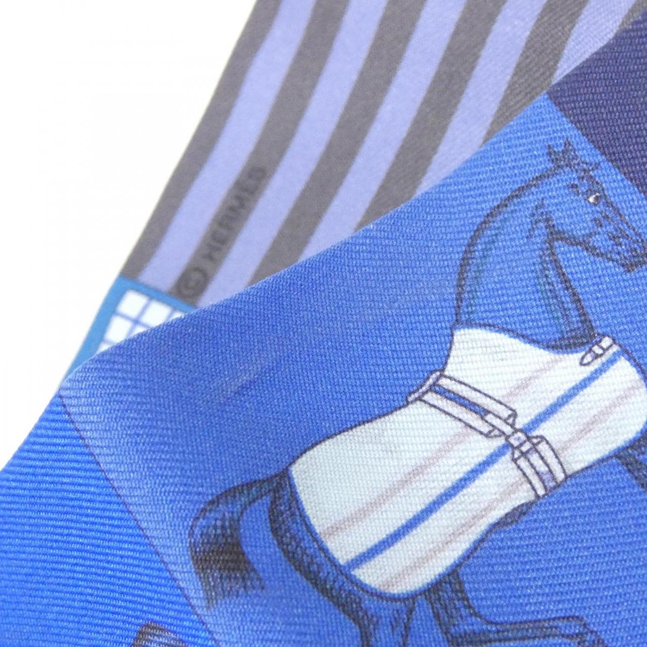 エルメス COUVERTURES NOUVELLES VICHY ツイリー 063211S スカーフ