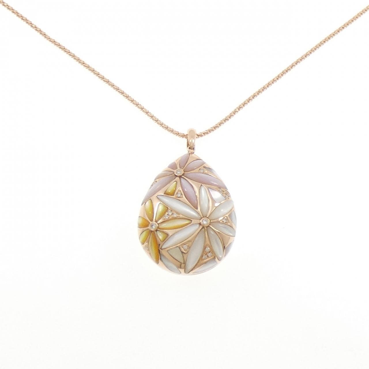 K18PG マザーオブパール ネックレス