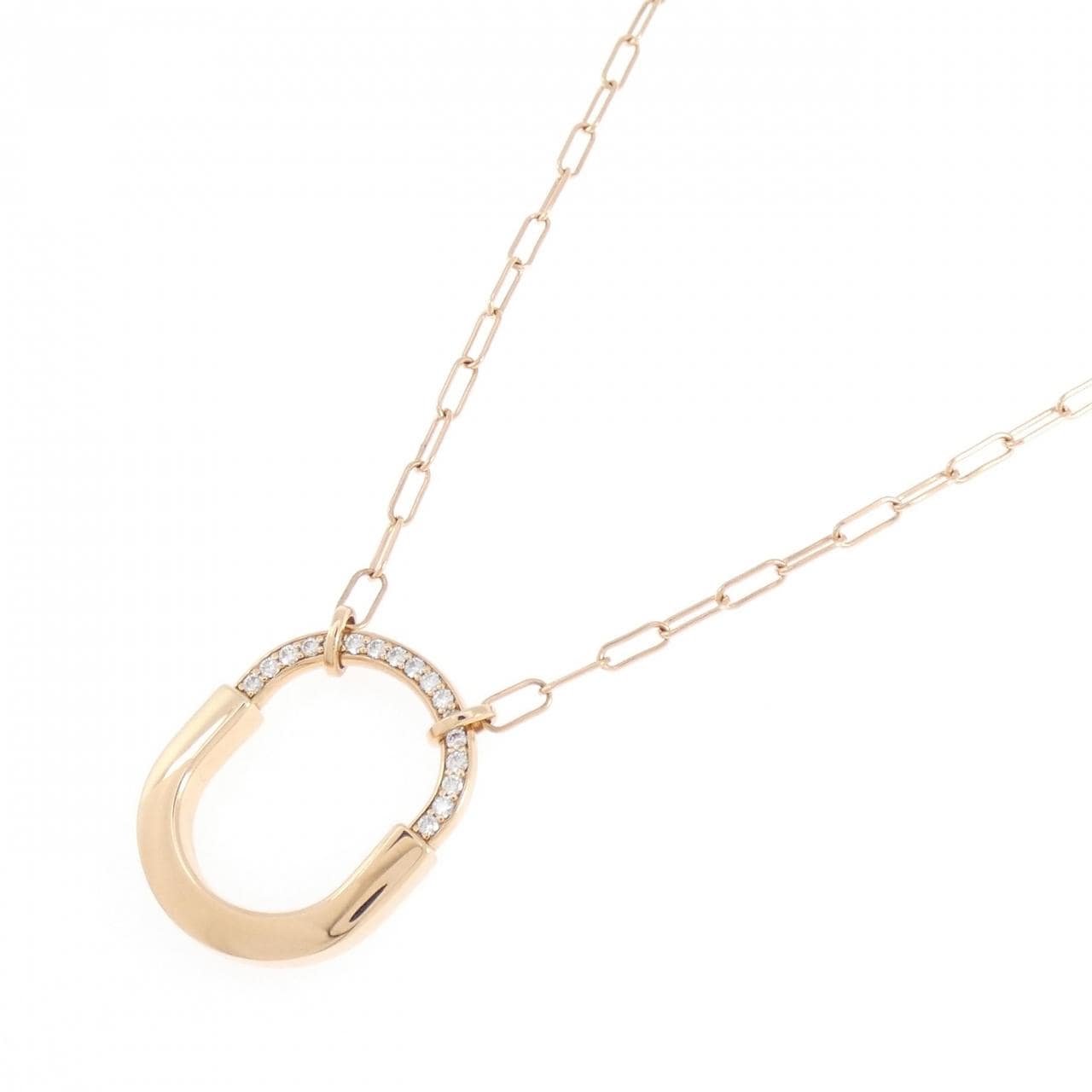 ティファニー ロック ネックレス 0.33CT