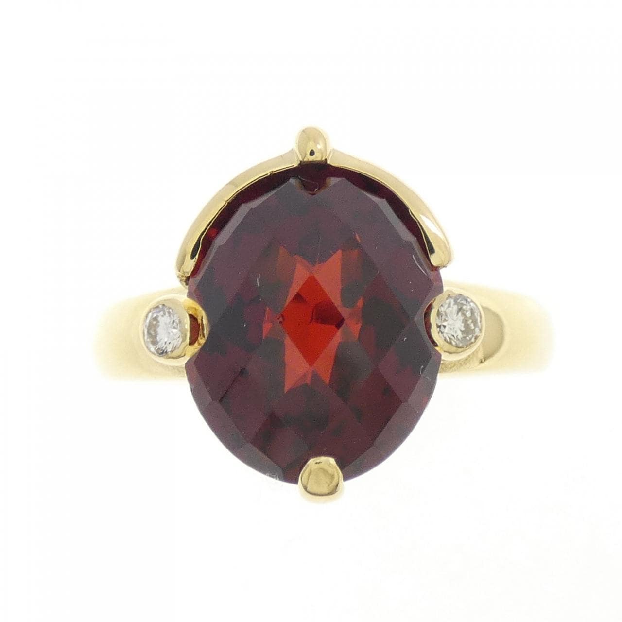 K18YG石榴石戒指 4.93CT