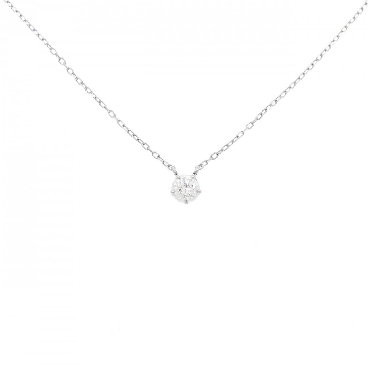 PT ソリティア ダイヤモンド ネックレス 0.29CT