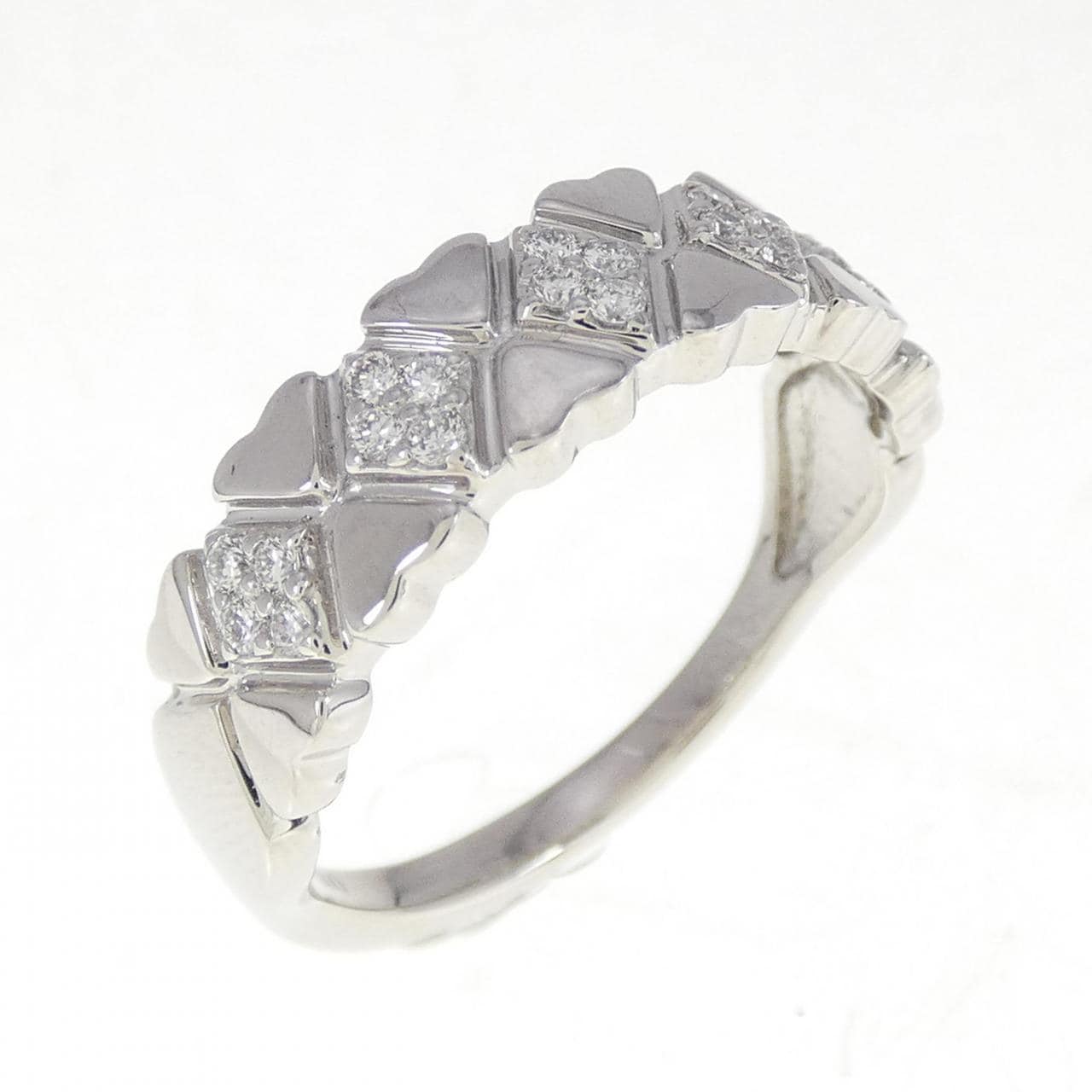 PT ハート ダイヤモンド リング 0.15CT
