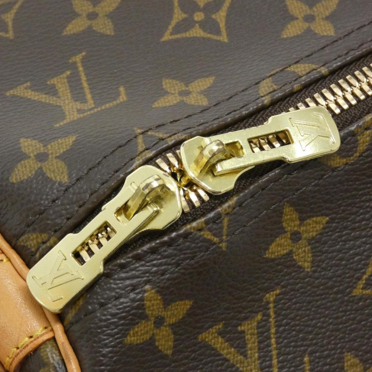 LOUIS VUITTON Monogram Keepall Bandouliere 55 公分 M41414 波士頓包