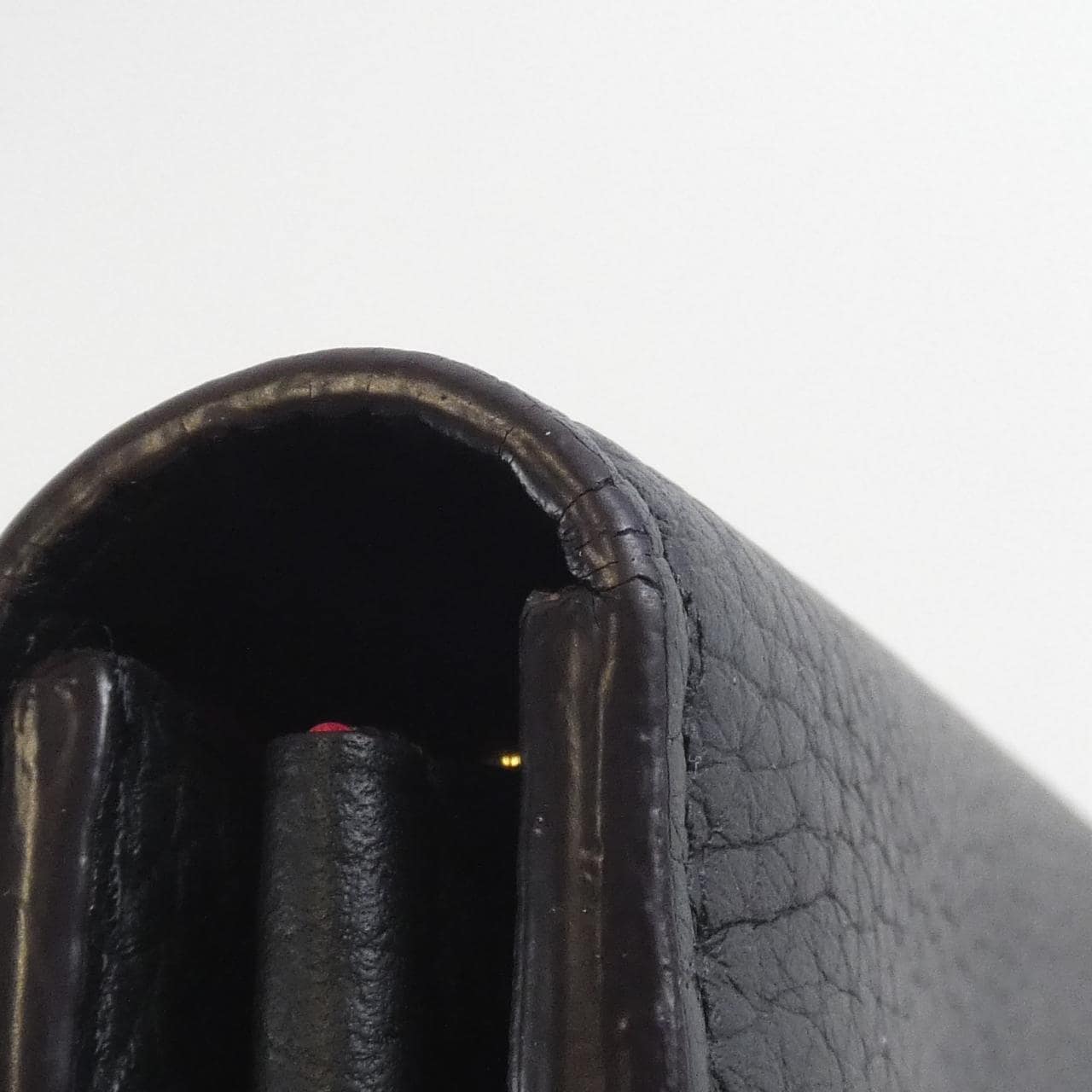 LOUIS VUITTON Taurillon Portefeuille Capucines M61248 錢包