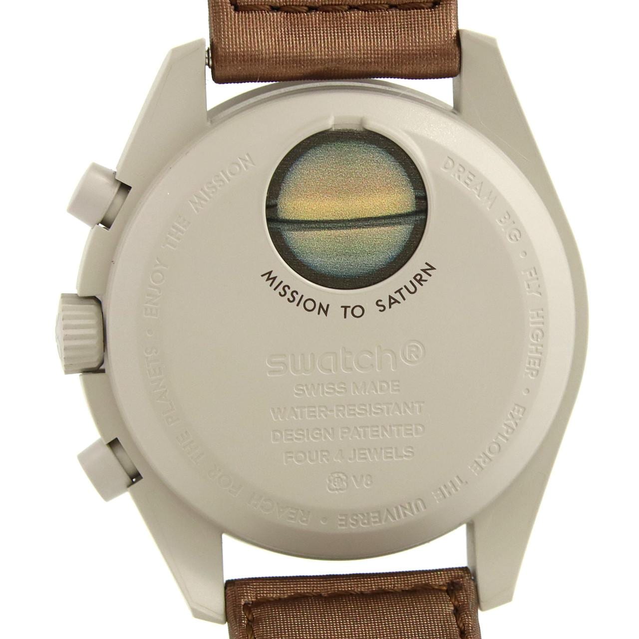 SWATCH x 欧米茄土星SWATCH SO33T100 生物陶瓷石英