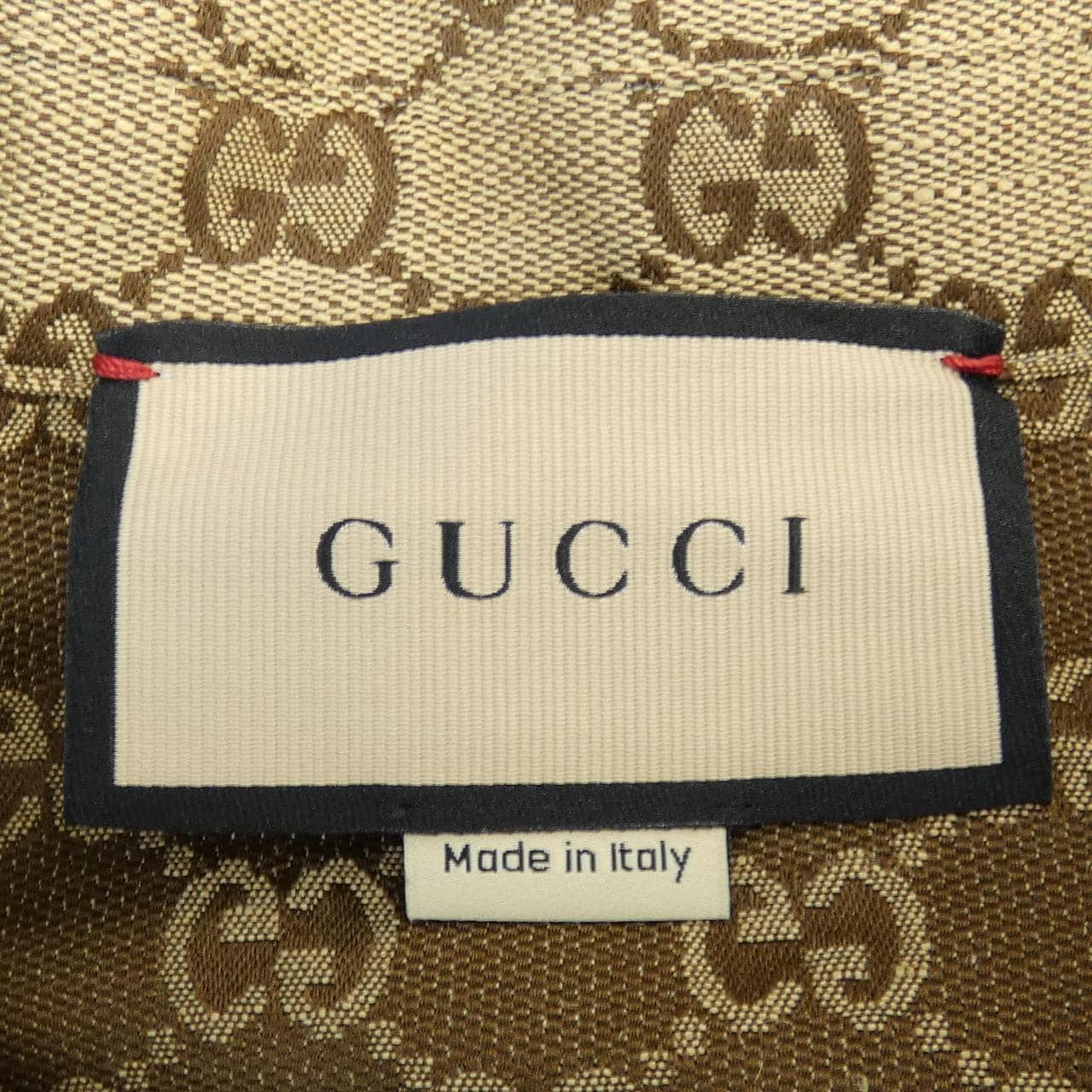 グッチ GUCCI GGリネン ブレンド キャンバス シャツ 742707 ZAM7G S／Sシャツ