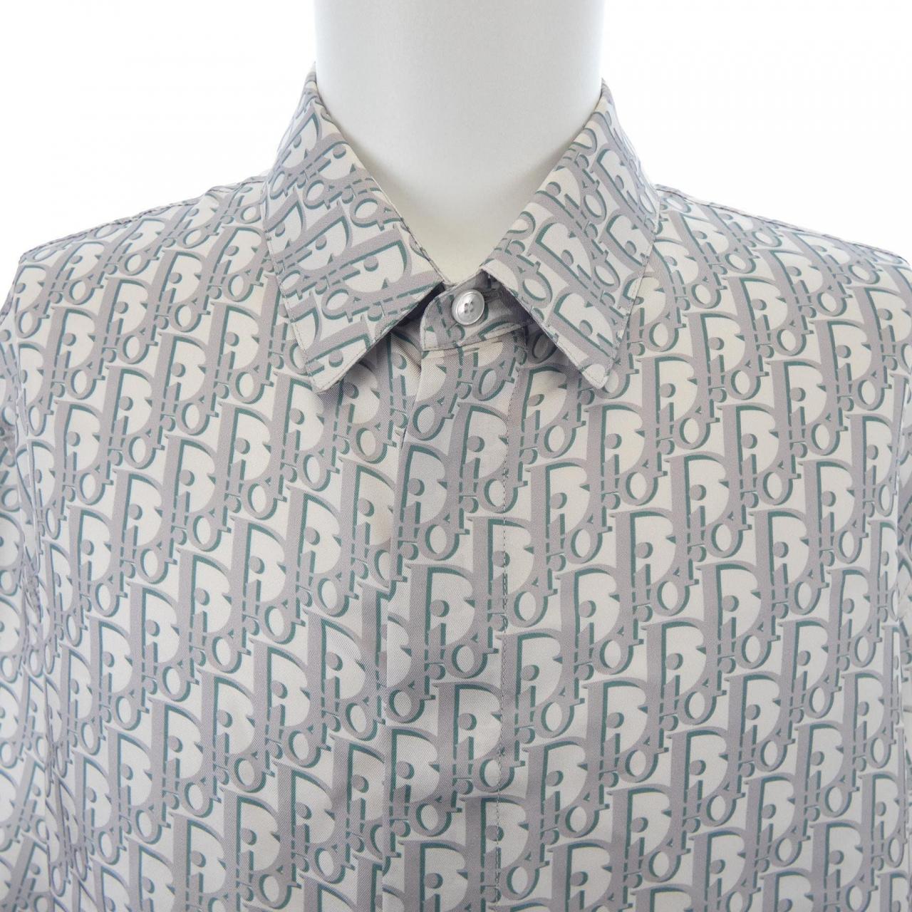 ディオール DIOR ディオールオブリークオーガニックシルクツイル　OBLIQUE 193C545A4751 S／Sシャツ