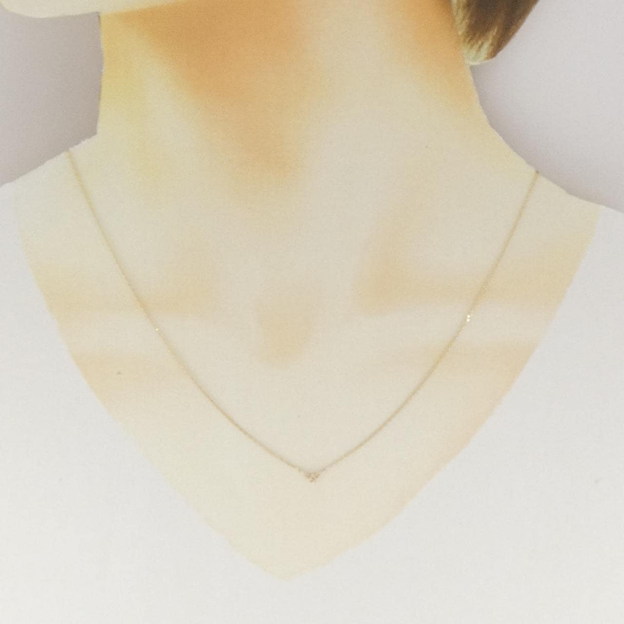 アガット ダイヤモンド ネックレス 0.03CT