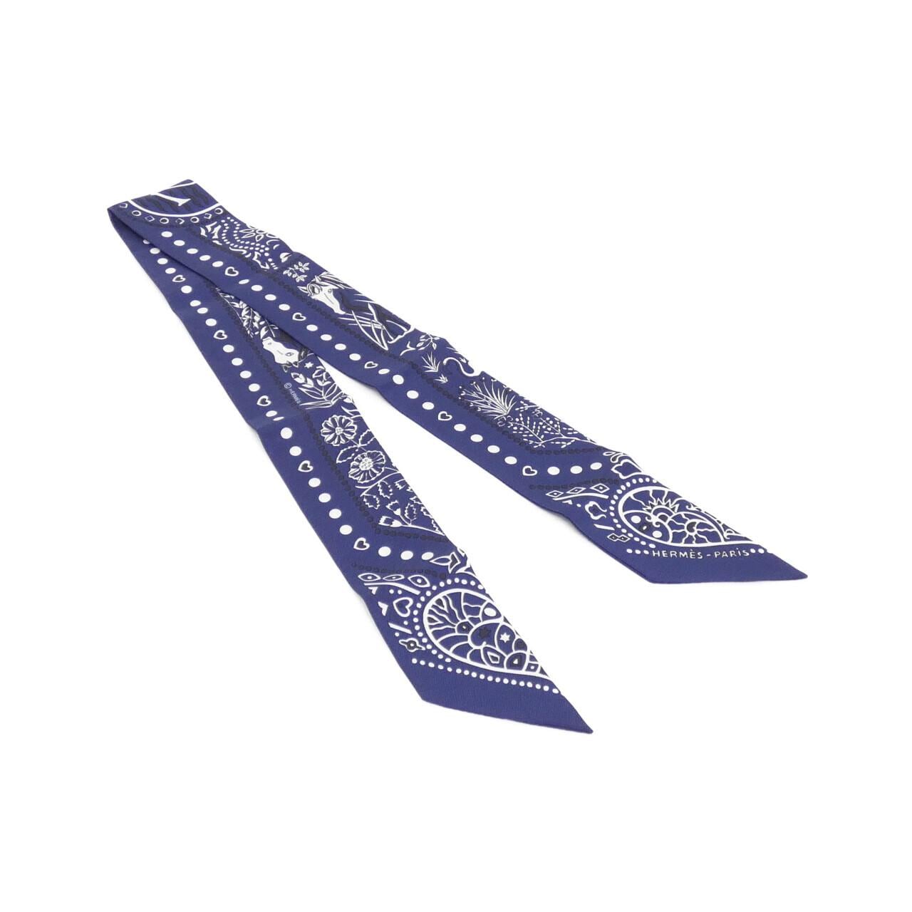 エルメス ENTRE CIEL ET MER BANDANA ツイリー 063017S スカーフ