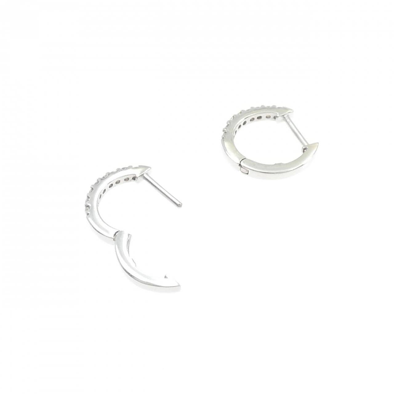 K18WG ダイヤモンド ピアス 0.20CT