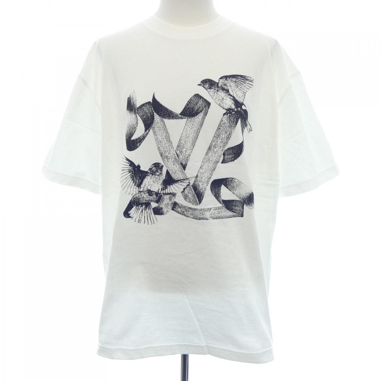 ルイヴィトン LOUIS VUITTON プリンテッドコットンTシャツ HPY83WNPG Tシャツ