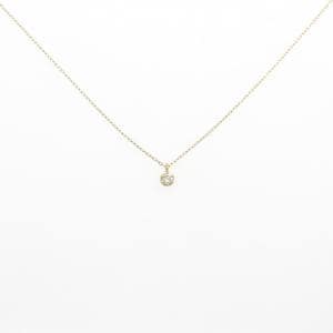 K18YG ソリティア ダイヤモンド ネックレス 0.05CT
