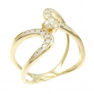 K18YG ダイヤモンド リング 0.307CT LY SI1