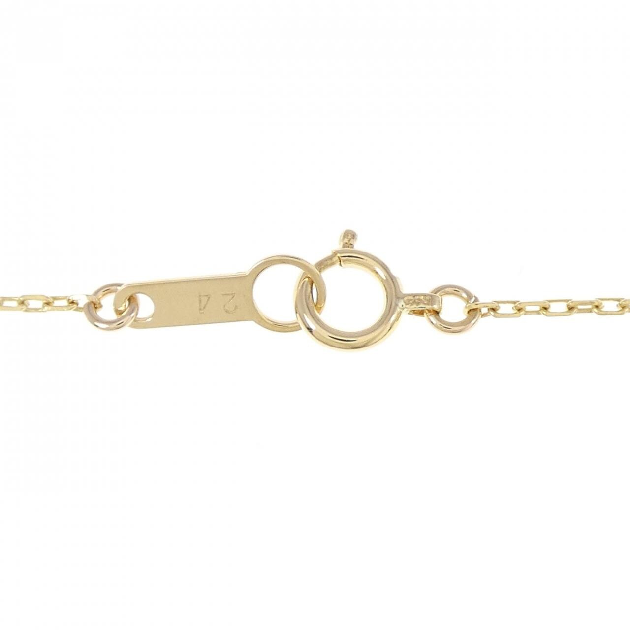 K18YG ダイヤモンド ネックレス 0.24CT