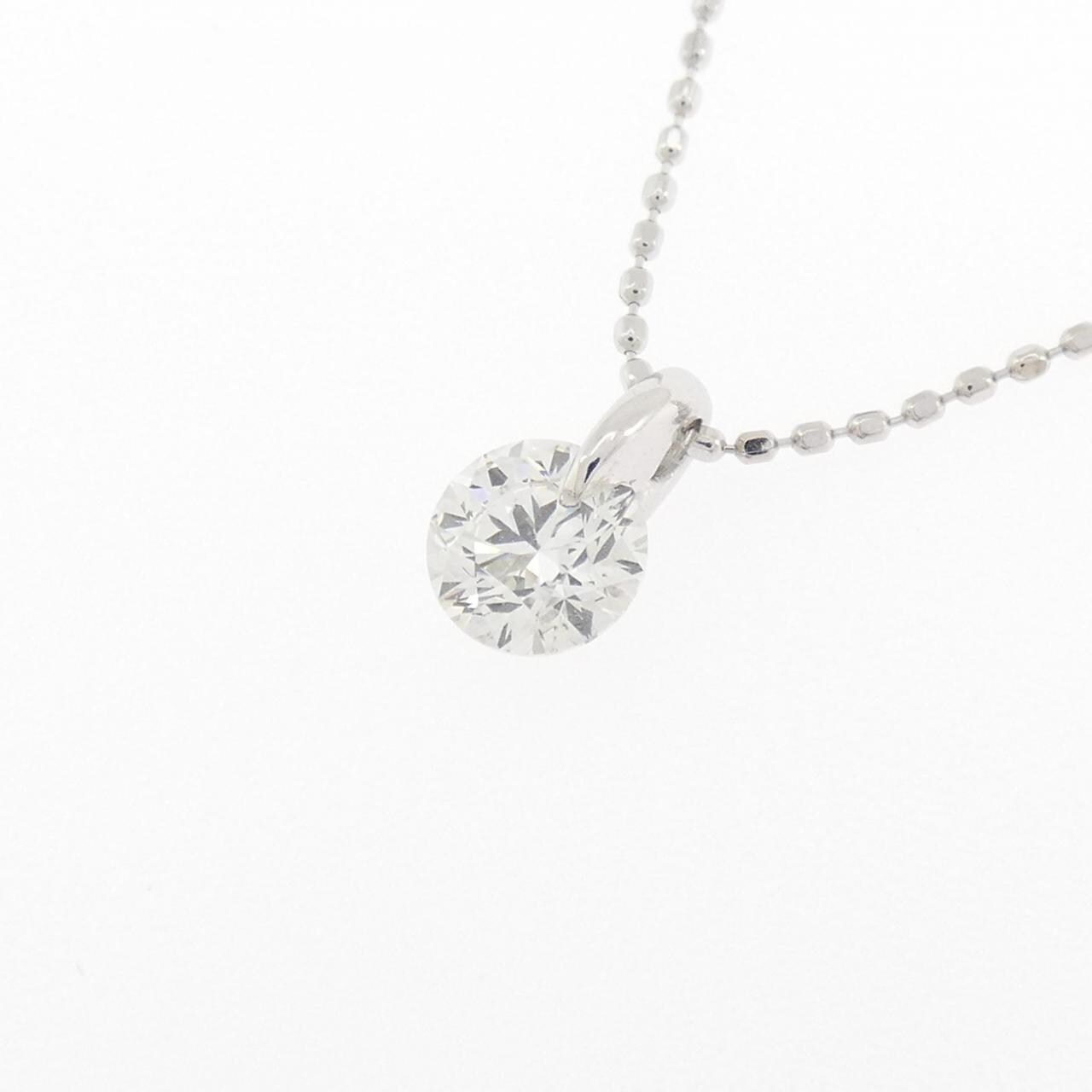 K18WG ダイヤモンド ネックレス 0.50CT