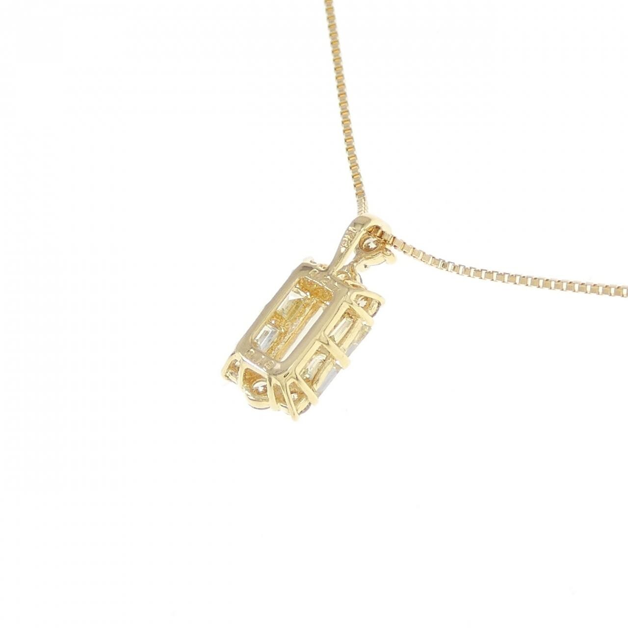 【新品】K18YG ダイヤモンド ネックレス 0.18CT