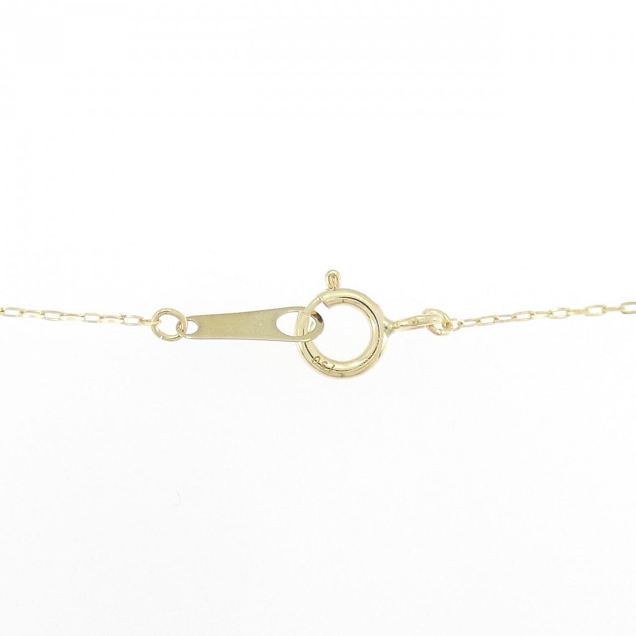 【リメイク】K18YG ダイヤモンド ネックレス 0.37CT