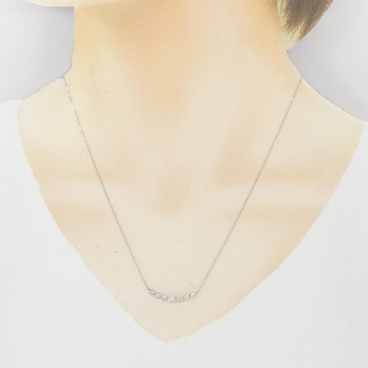 PT900/PT850 ダイヤモンド ネックレス 0.20CT
