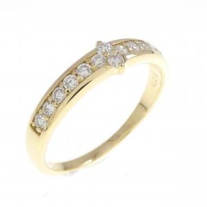 K18YG ダイヤモンド リング 0.21CT