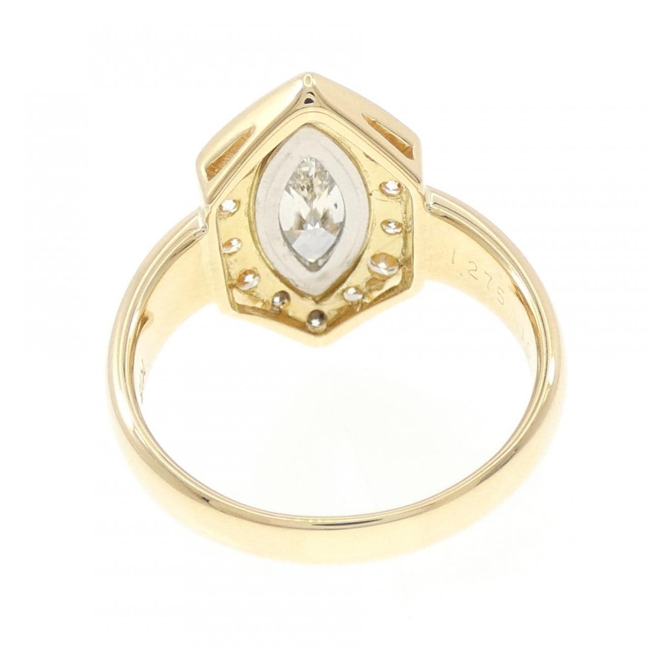 K18YG/K18WG ダイヤモンド リング 1.275CT