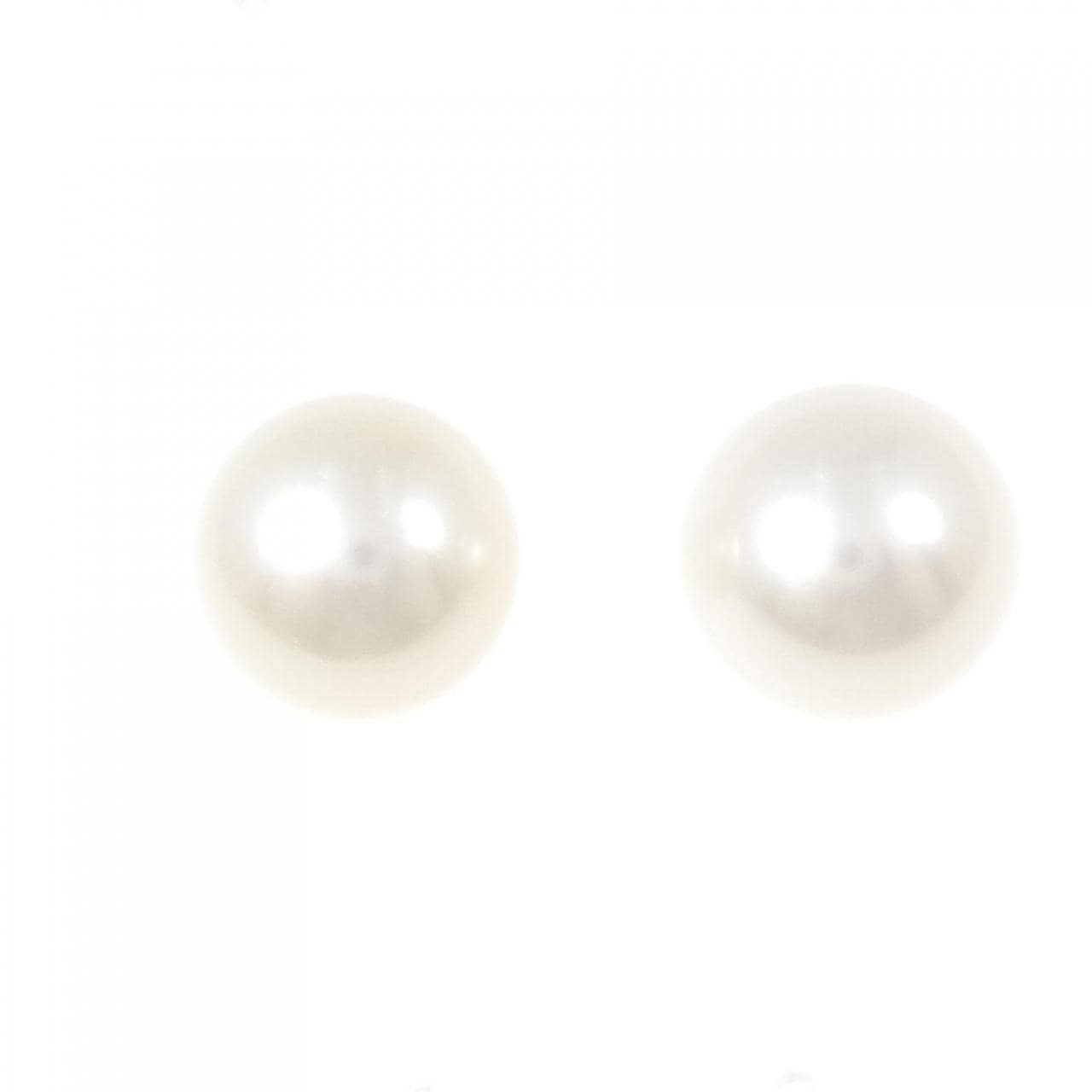PT900 白蝶パール ピアス 12.4mm